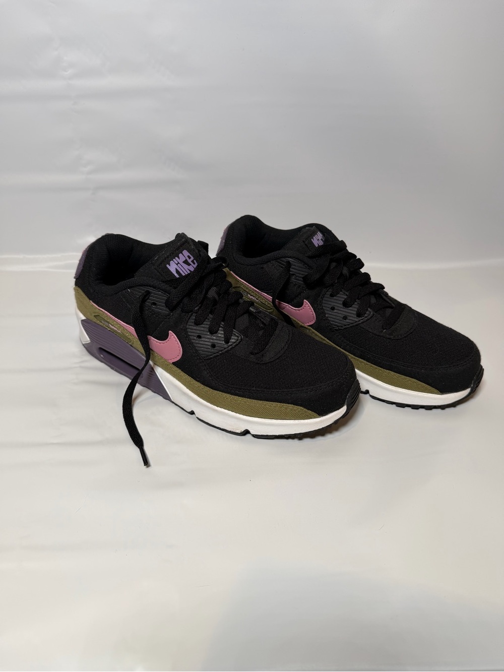 Nike Air Max 90 GS Black/Elemental Pink-Pilgrim Big Kid 7Y